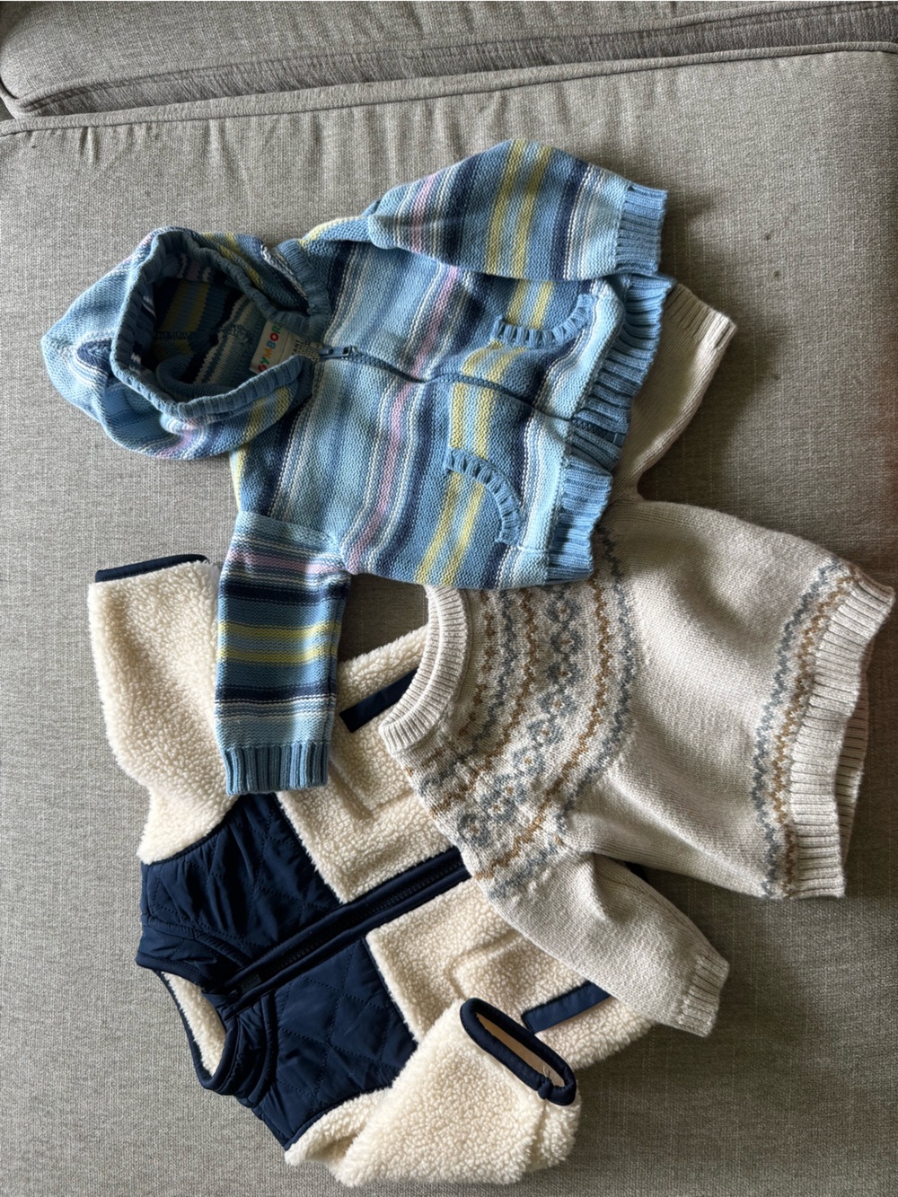 3-6 Month Bundle of Baby Girl Sweaters